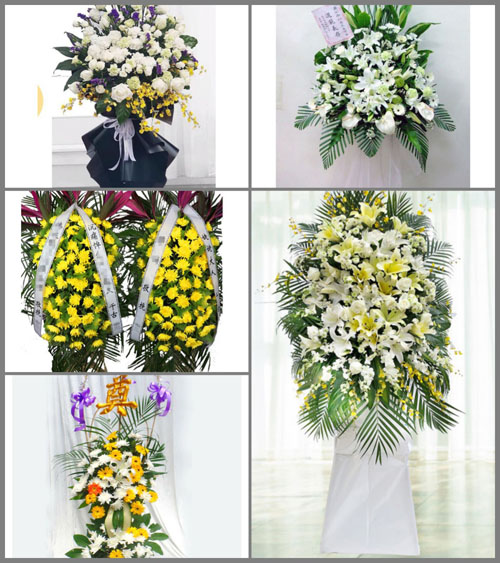 福建三明永安市燕北街道益口村白事花篮预定